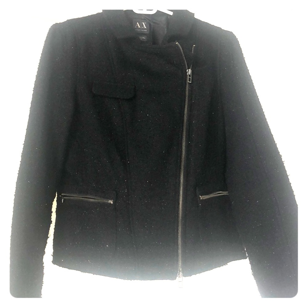 Armani Exchange Shimmery Black jacket